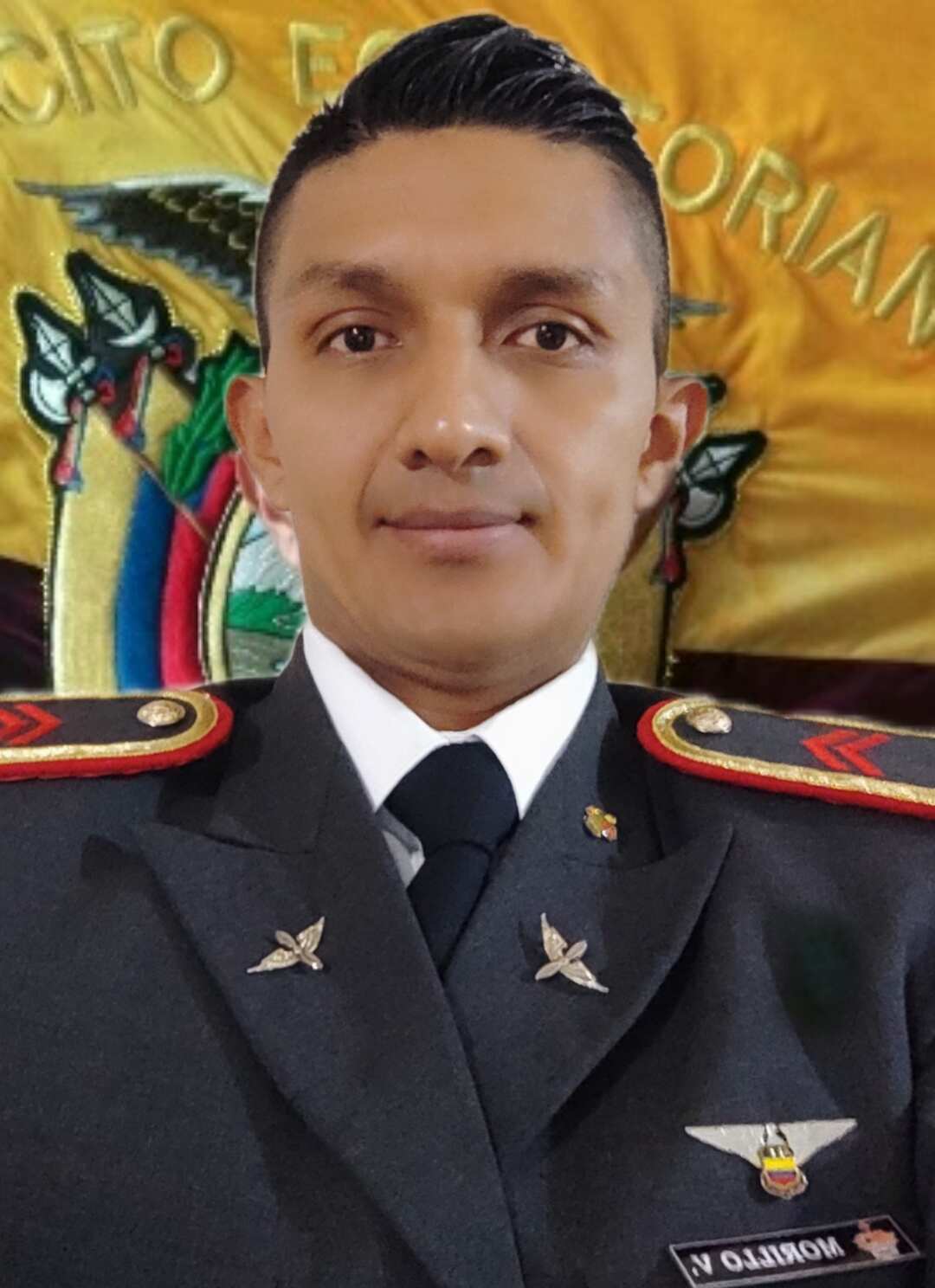 Retrato de CBOP Vladimir Javier Morillo Tipán, Fuerza Terrestre Ecuatoriana